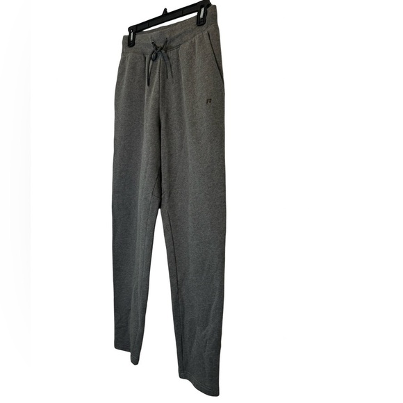 Russell Premium Gray Fleece Sweatpants Athletic Pants Mens Size S - Picture 3 of 9